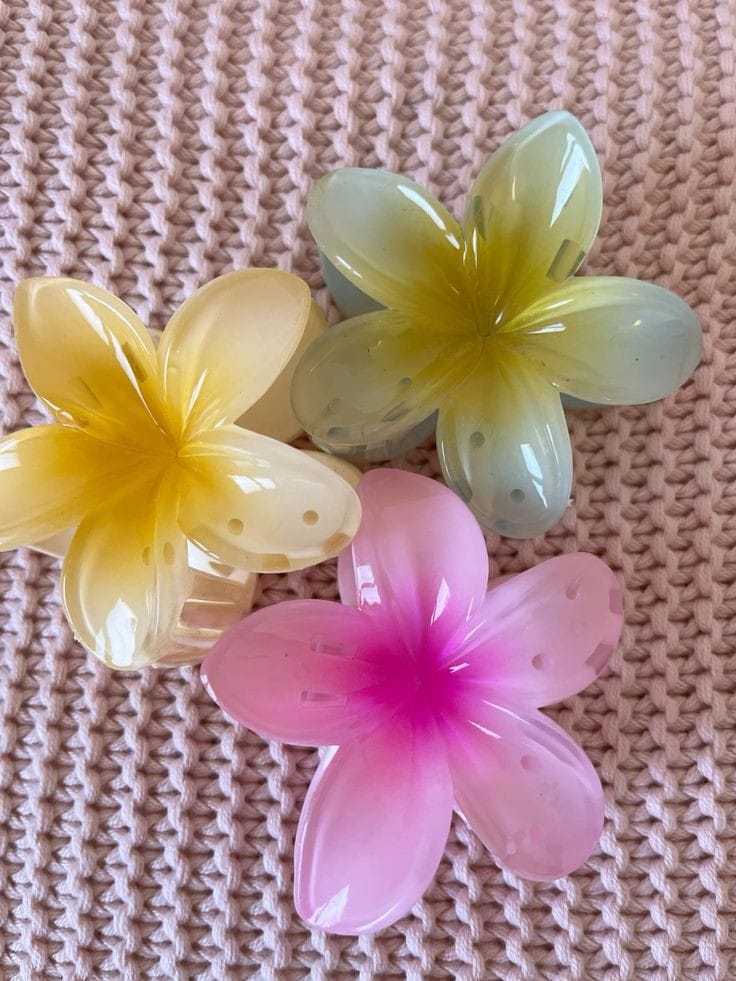 Flower Hair Clips