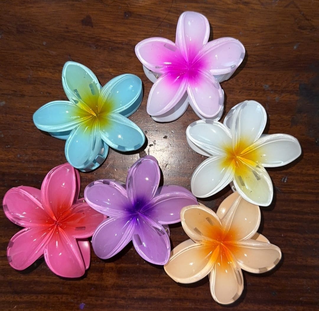 Flower Hair Clips