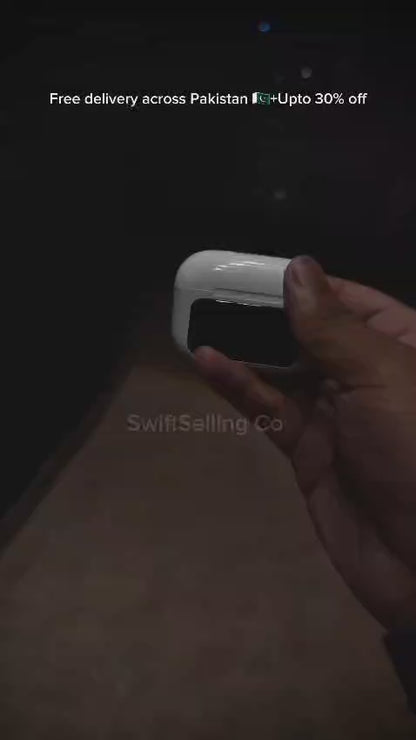 Airpods A9 Pro with Digital Display (Black & White)